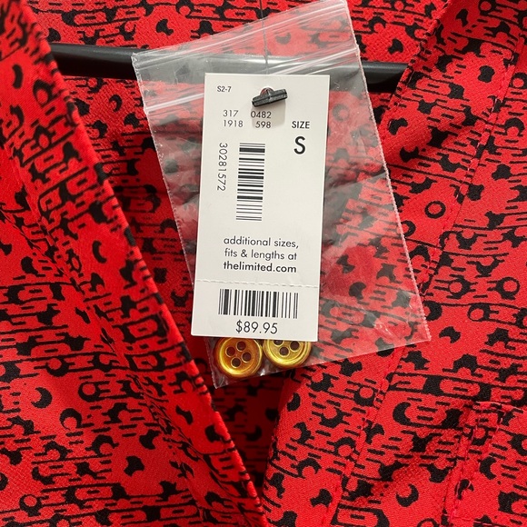 Red patterned tunic - Picture 2 of 2